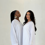 Abaya Pure White