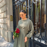 Robe ceintrée oversize